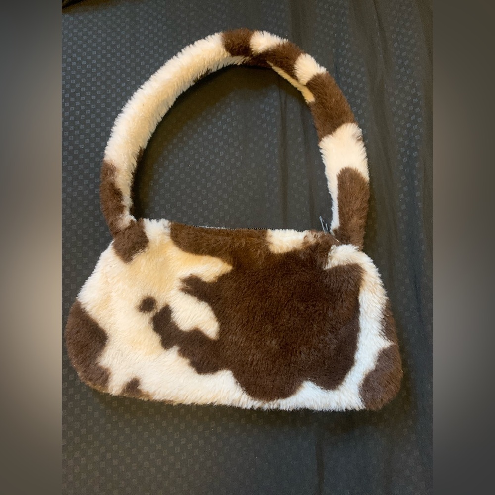 Cow print bag